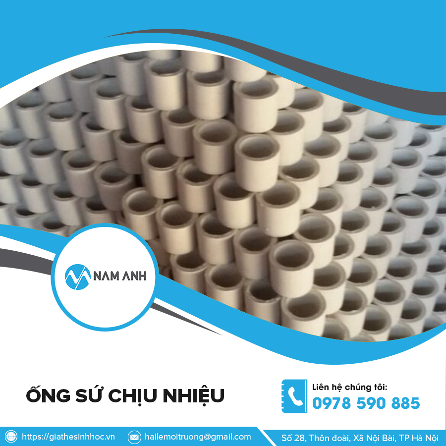 Ống sứ chịu nhiệt