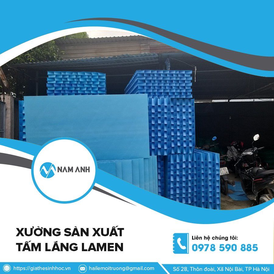 Xưởng sản xuất tấm lắng Lamen