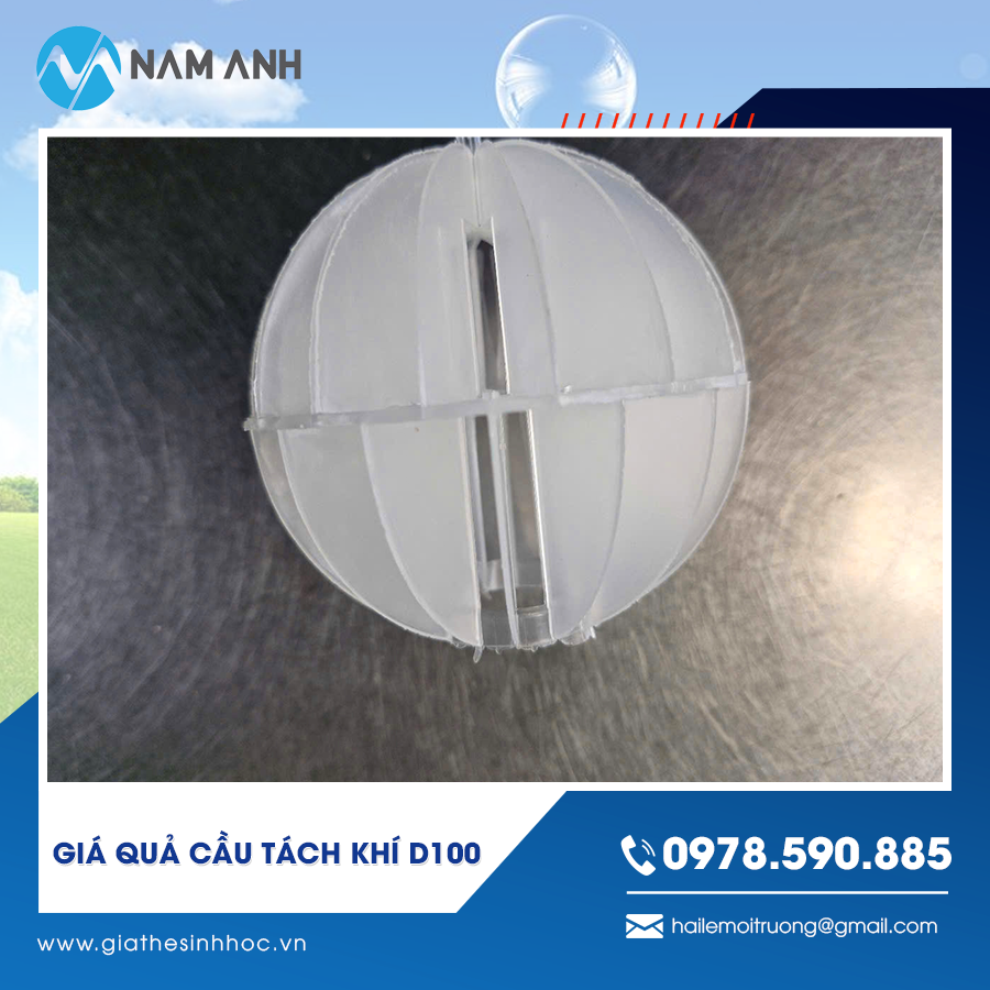 Báo giá quả cầu tách khí D100 số lượng lớn