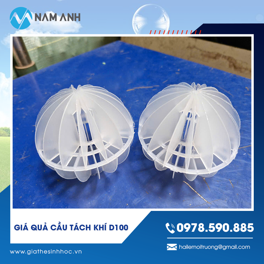 Báo giá quả cầu tách khí D100 hàng sẵn kho