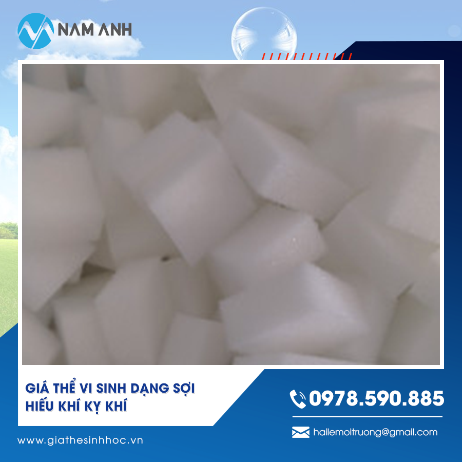 Giá thể vi sinh dạng sợi hiếu khí kỵ khí