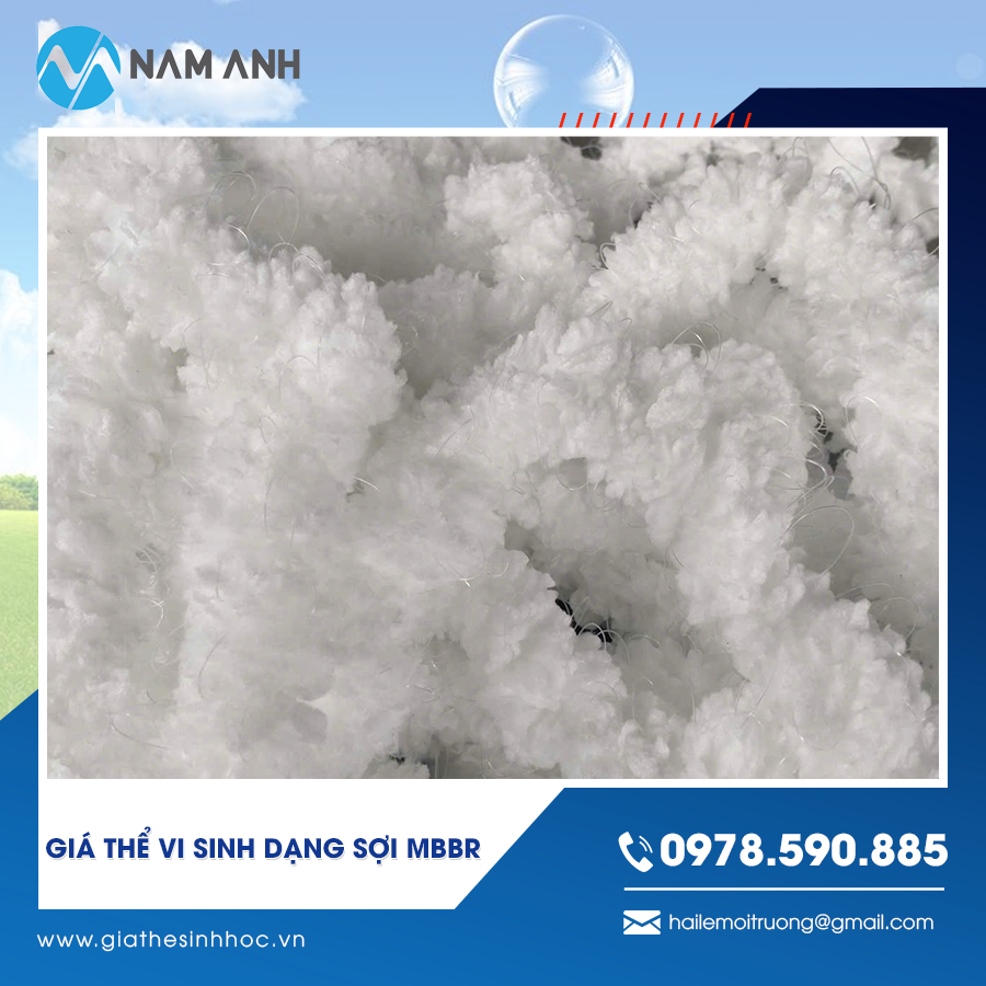 Giá thể vi sinh dạng sợi MBBR hiệu quả