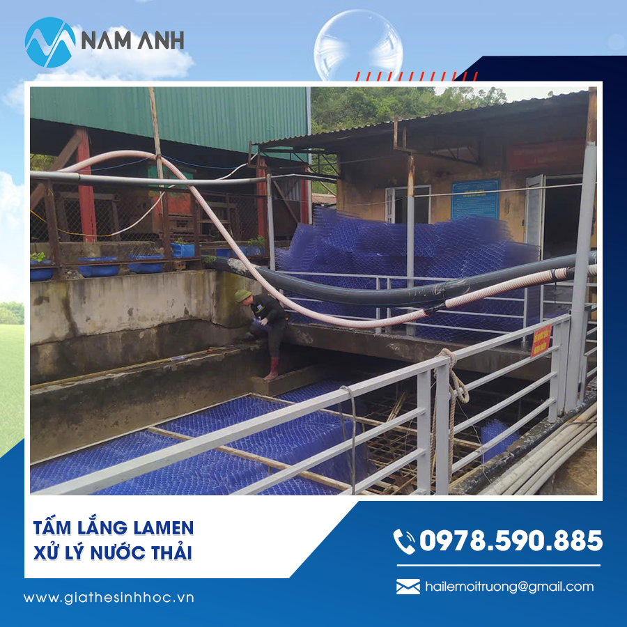 Tấm lắng Lamen xử lý nước thải giá tốt