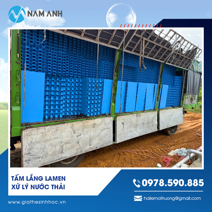 Tấm lắng Lamen xử lý nước thải số lượng lớn